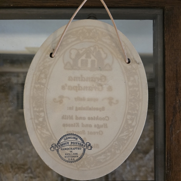 Trinity Pottery Grandma & Grandpa's Motto Hanging Plaque - Picture 5 of 6
